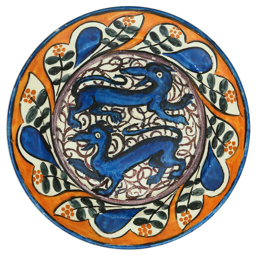 John Pearson ceramic plate, Guild of Handicrafts